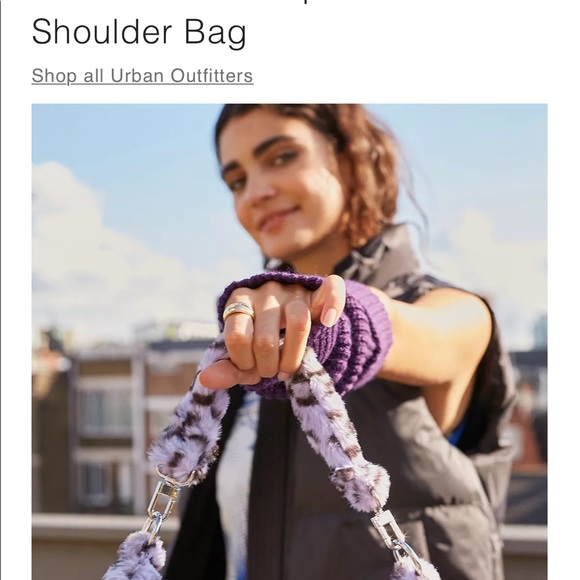 Purple leopard faux fur handbag from Urban - Picture 5 of 5